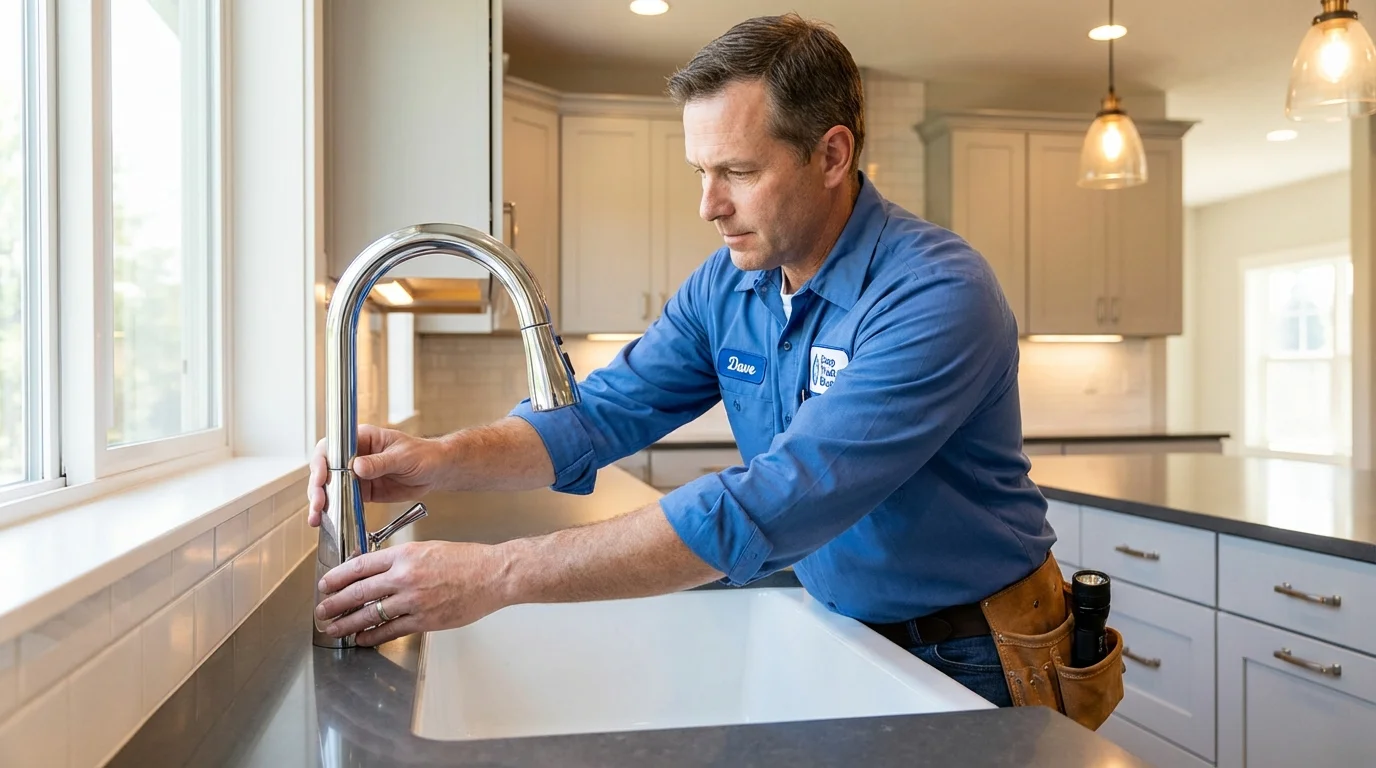 Kitchen faucet installation by Johns Plumbing LLC in Marina del Rey