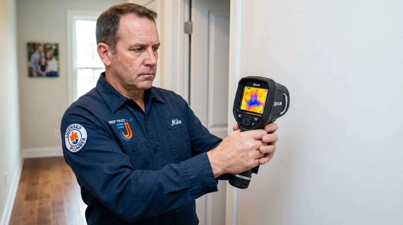 Thermal imaging leak detection by Johns Plumbing LLC in Marina del Rey